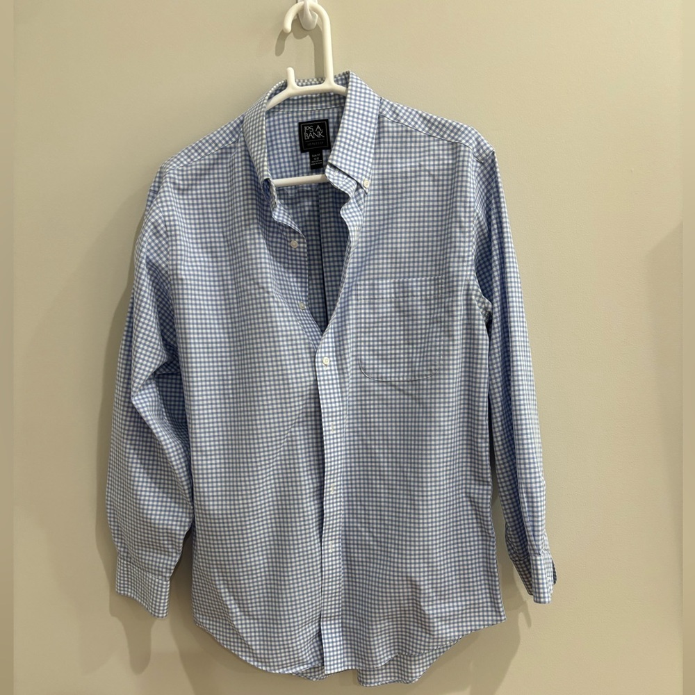 Jos. A. Bank Men’s Gingham Dress Shirt